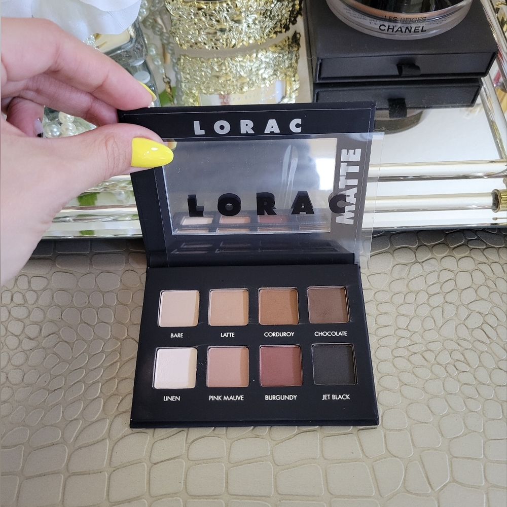 LORAC Matte PRO Eyeshadow Palette Neutrals Browns Travel Friendly